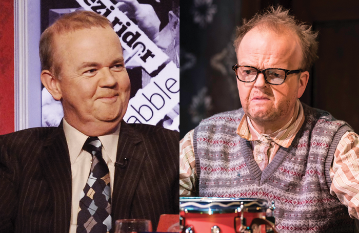 Ian Hislop and Toby Jones. Separated at birth? Photos: BBC/Johan Persson