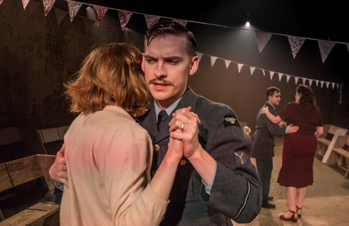 Leila Sykes and Matthew Biddulph in Think of England at Vaults, London. Photo: Ali Wright