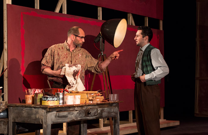 Patrick O’Kane and Thomas Finnegan in Red at Lyric Theatre, Belfast