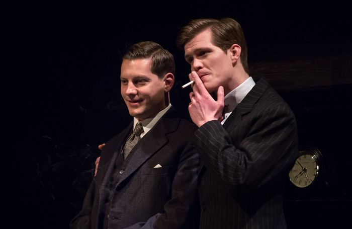 James Sutton and George Kemp in Rope at Queen's Theatre, Hornchurch