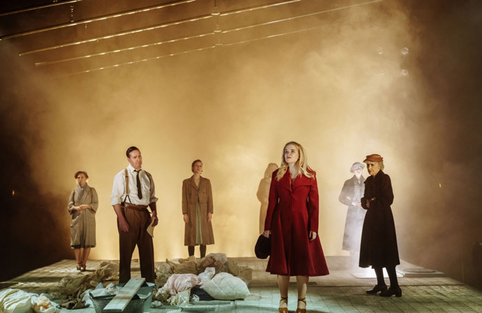 The cast of The Shadow Factory at NST City, Southampton. Photo: Manuel Harlan