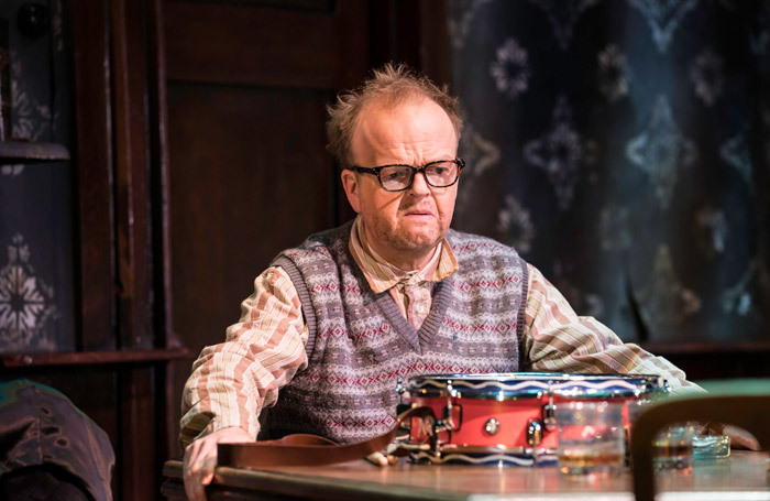 Toby Jones in The Birthday Party. Does he have any pets? What's his view on Brexit? Photo: Johan Persson