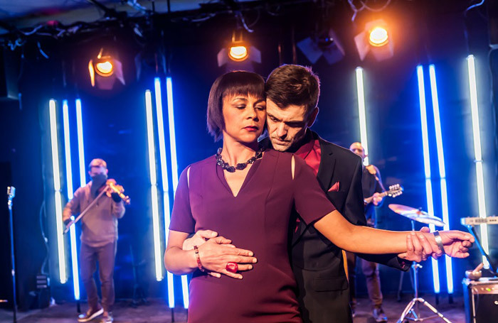 Sian Martin and Matt Brewer in Electra at the Bunker. Photo: Lidia Crisafulli