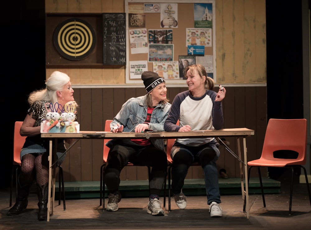 Janet Price, Nada Sharp and Joy Brook in Good People at East Riding Theatre, Beverley. Photo: Gavin Prest