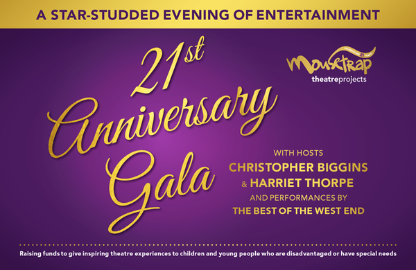 Competition: Win a pair of tickets to the Mousetrap Theatre Projects 21st Anniversary Gala