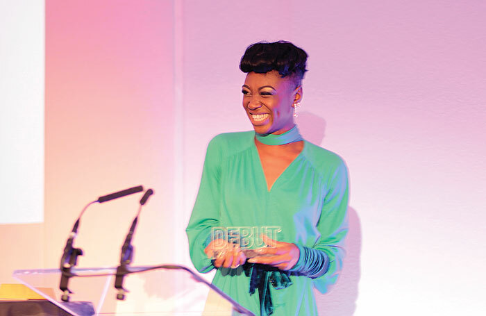 Miriam-Teak Lee at The Stage Debut Awards in 2017