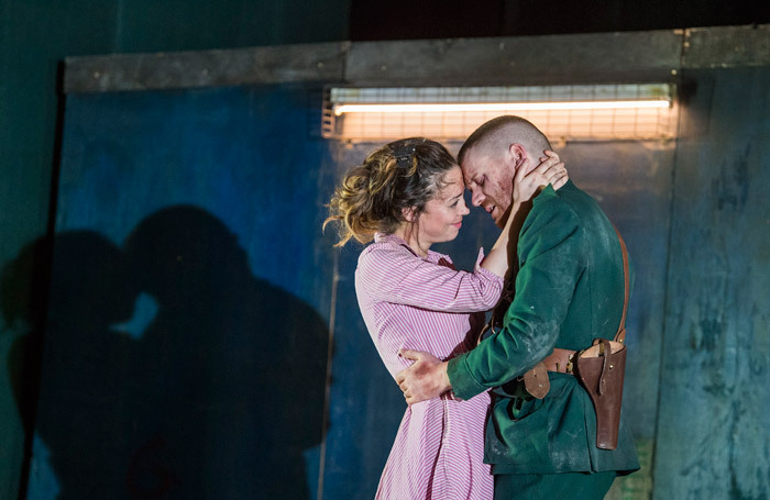 Kate Stanley Brennan and Ian Lloyd Anderson in The Plough and the Stars at Lyric Hammersmith. Photo: Tristram Kenton