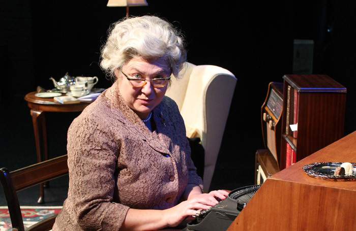 Liz Grand in the Worcester Rep production of Where Is Mrs Christie?