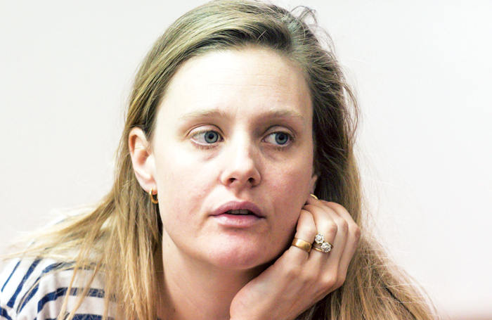 Romola Garai in rehearsals for The Writer. Photo: Manuel Harlan