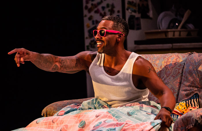 Richard Blackwood in Frankie and Johnny at the Clair de Lune at Northern Stage. Photo: Pamela Raith