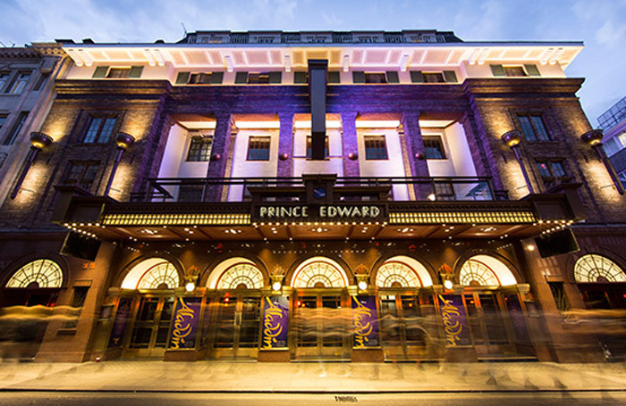 Prince Edward Theatre, London front of house. Photo: Helen Maybanks