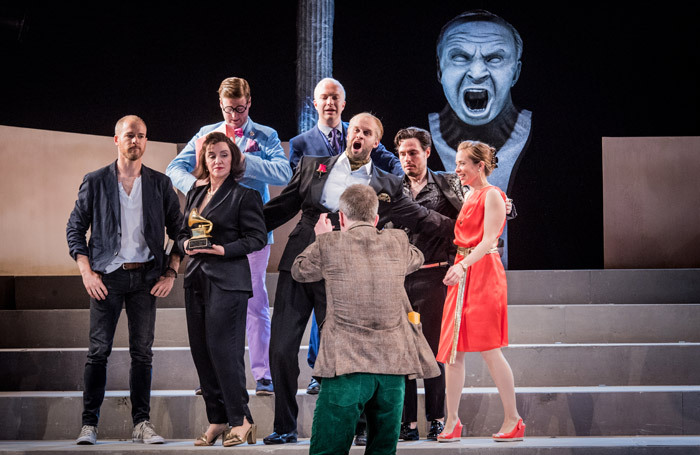 The cast of Agrippina at Grange Festival, Hampshire. Photo: Robert Workman