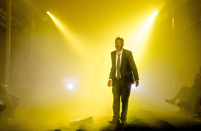 Mark Padmore in Cave at Printworks, London. Photo: Manuel Harlan