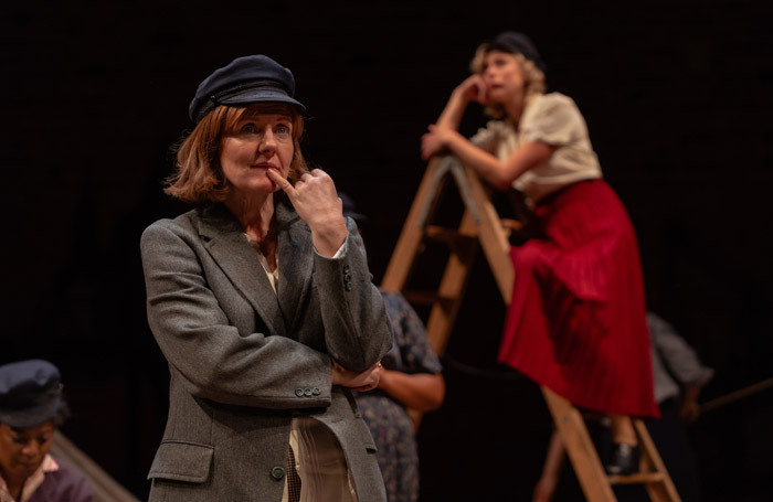 Clare Burt in Miss Littlewood at Swan Theatre, Stratford-upon-Avon. Photo: Topher McGrillis