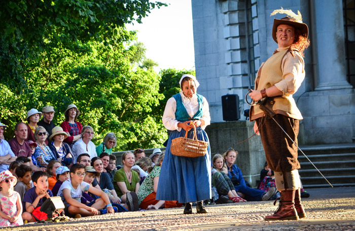 The Three Musketeers in Williamson Park, Lancaster. Photo: Claire Griffiths