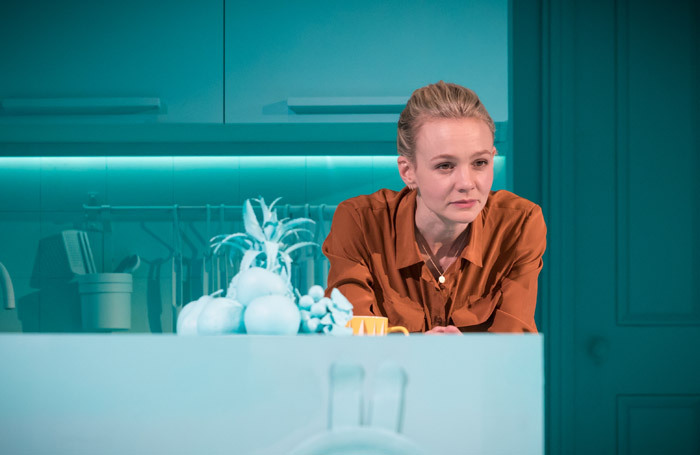 Carey Mulligan in Girls and Boys at Royal Court, London – Audible co-produced its New York transfer earlier this year. Photo: Mark Brenner