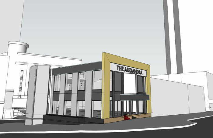 Architect's impression of the the Alexandra Theatre's new facade