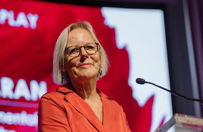 Phyllida Lloyd at The Stage Debut Awards 2018. Photo: David Monteith-Hodge