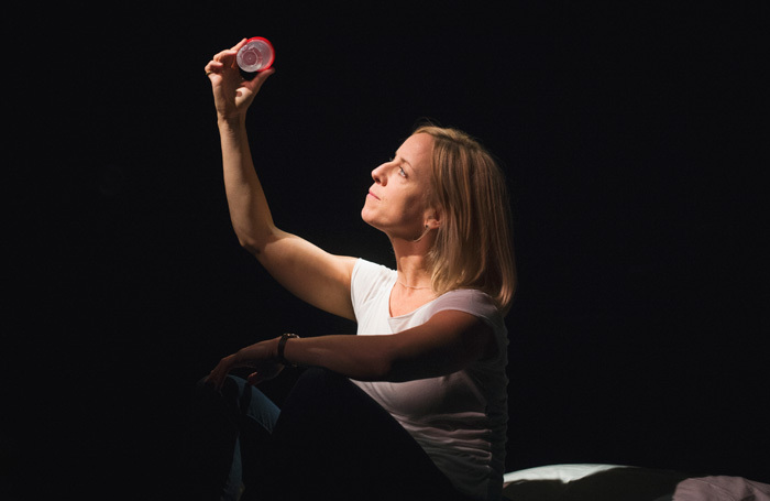 Claudie Blakley in Stories at National Theatre, London. Photo: Sarah Lee