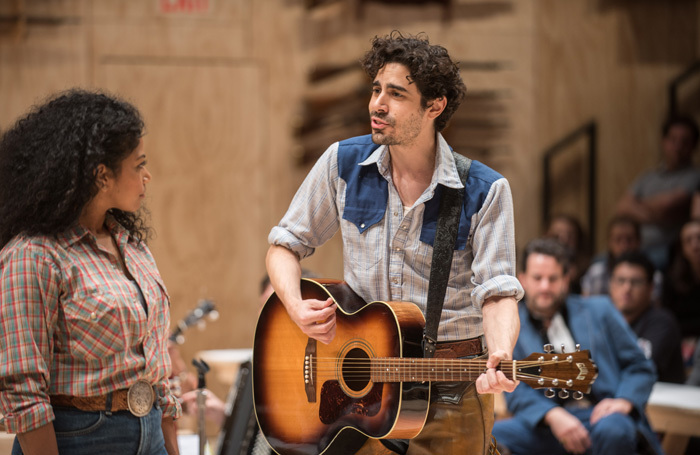 Scene from Oklahoma! at St Ann's Warehouse. New York. Photo: Teddy Wolff