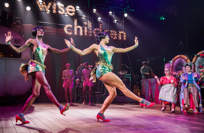 Omari Douglas and Melissa James in Wise Children at the Old Vic, London. Photo: Tristram Kenton