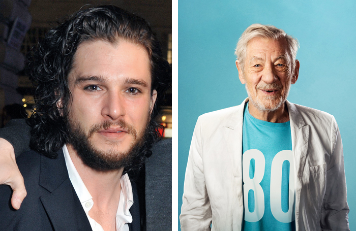 Kit Harington and Ian McKellen. Photo: Oliver Rosser/Feast Creative