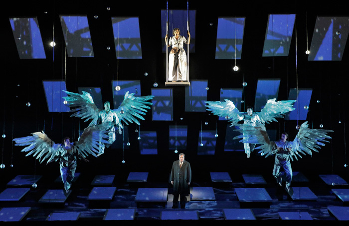 The cast of It's a Wonderful Life at San Francisco Opera. Photo: Cory Weaver/San Francisco Opera