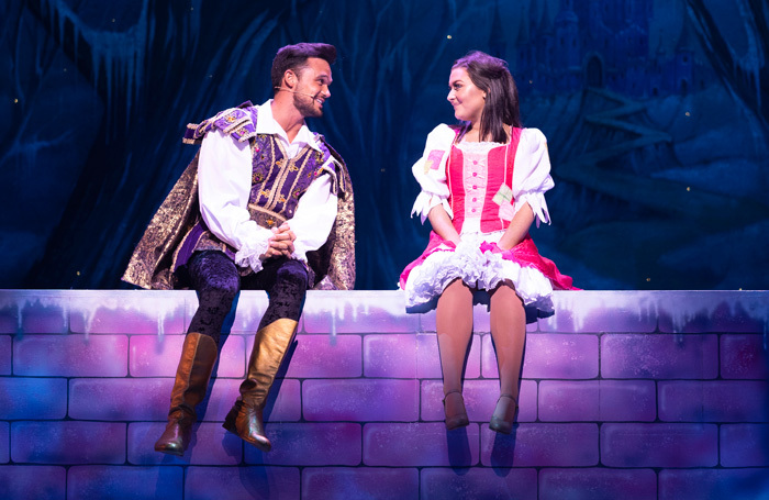 Gareth Gates and Shannon Flynn in Cinderella at Manchester Opera House. Photo: Phil Tragen