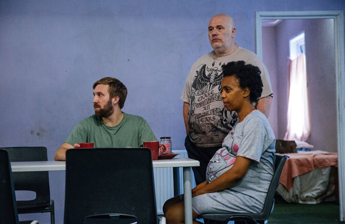 Lule Clarke, Nick Holder, and Janet Etuk in Love