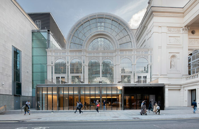 The exterior of the Royal Opera House. Photo: Luke Hayes