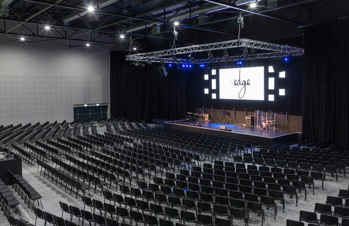 Main auditorium of the Edge, Wigan's new, 1,000-seat venue. Photo: Will Fisher