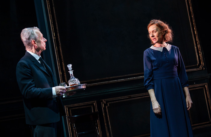 Stephen Boxer and Niamh Cusack in The Remains of the Day at Royal and Derngate, Northampton. Photo: Iona Firouzabadi