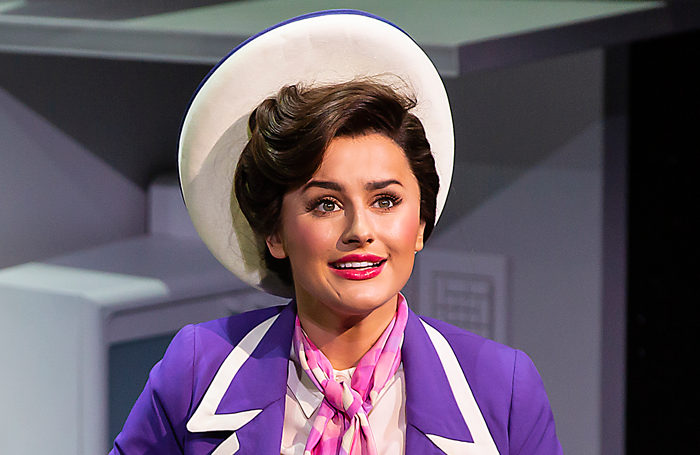 Amber Davies in 9 to 5 the Musical. Photo: Pamela Raith