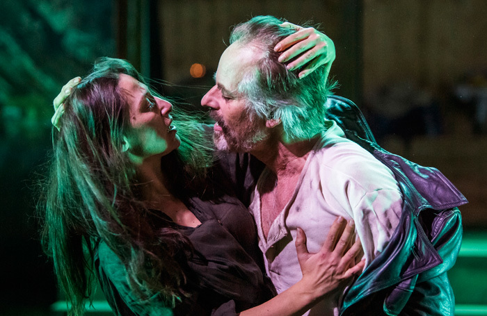 Pia Tjelta and Oystein Roger in The Lady from the Sea at Print Room at the Coronet, London. Photo: Tristram Kenton