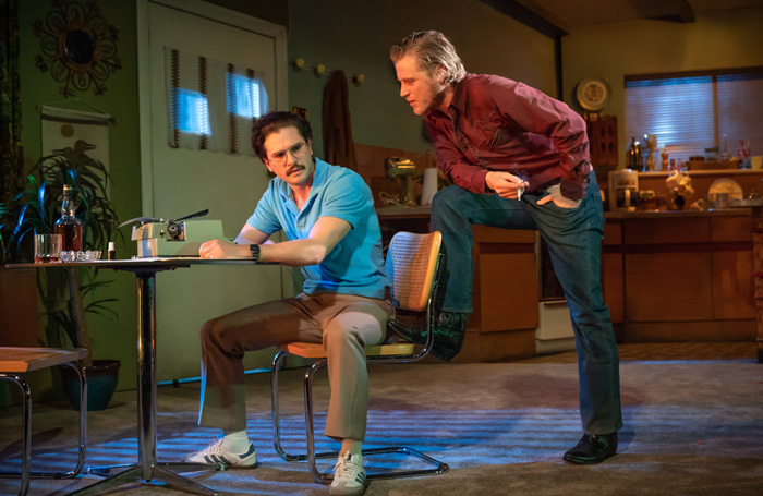 Kit Harington and Johnny Flynn in True West at Vaudeville Theatre, London. Photo: Marc Brenner