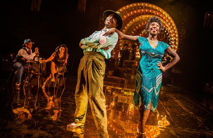 Wayne Robinson and Carly Mercedes Dyer 
in Aint Misbehavin' at Mercury Theatre, Colchester. Photo: Pamela Raith