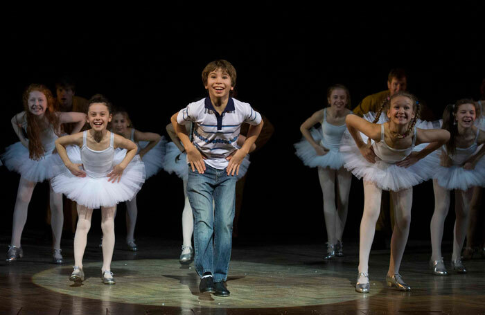 Bradley Perret in Billy Elliot. Liverpool Theatre School's taster day is an attempt to encourage more boys to consider professional training. Photo: Alastair Muir