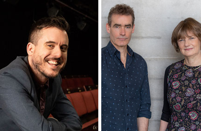 Michael Longhurst and Rufus Norris and Lisa Burger. Photos: Helen Maybanks/Cameron Slater