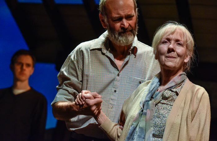 Robin Herford and Liz Crowther in Visitors at Oldham Coliseum. Photo: Joel Chester Fildes