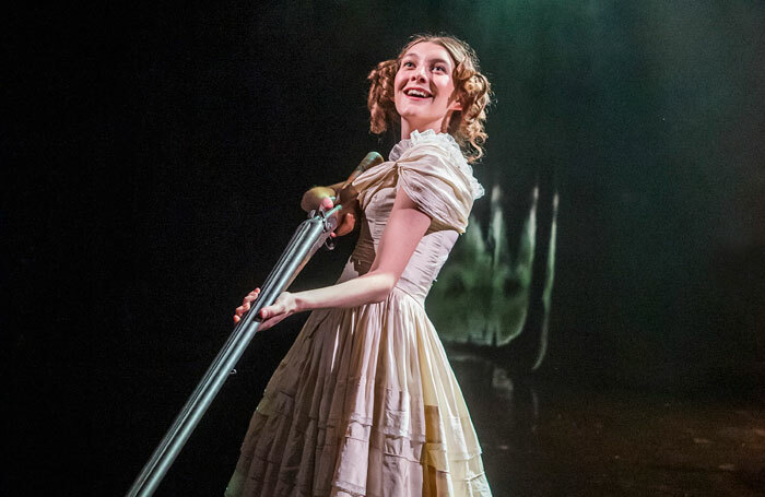 Grace Molony  in The Glass Piano at the Coronet at the Print Room. Photo: Tristram Kenton