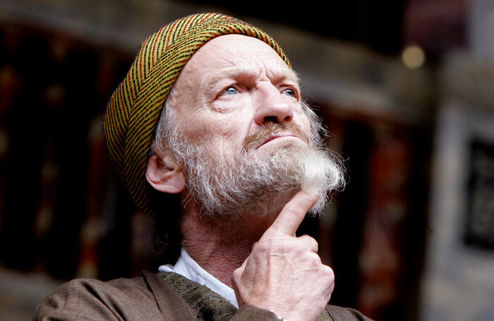 John McEnery as Shylock in The Merchant of Venice at Shakespeare's Globe in 2007. Photo: Tristram Kenton