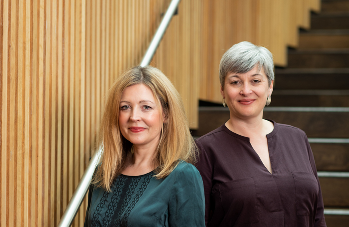 Lyric Hamersmith artistic director Rachel O'Riordan with executive director Sian Alexander. Photo: Helen Maybanks