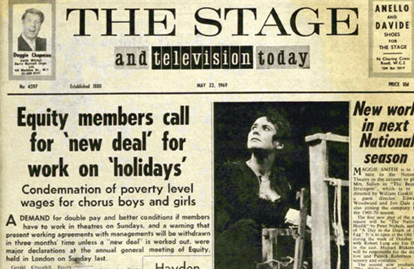 Chorus of pay disapproval – how The Stage reported Equity's ARC 50 years ago