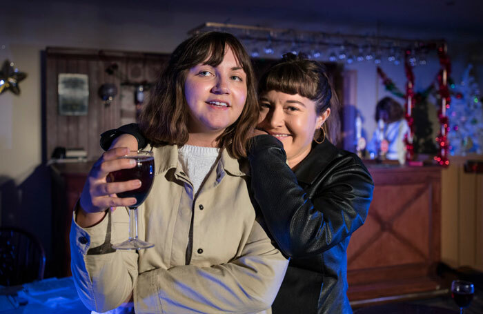 Lucy Hird and Claire-Marie Seddon in Freedom Studios’ Black Teeth and a Brilliant Smile (2019). Photo: Tim Smith