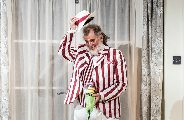 Robert Hayward in Falstaff at the Grange Festival. Photo: Clive Barda