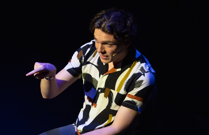 Stuart Thompson, winner of the 2019 Stephen Sondheim Society Student Performer of the Year award