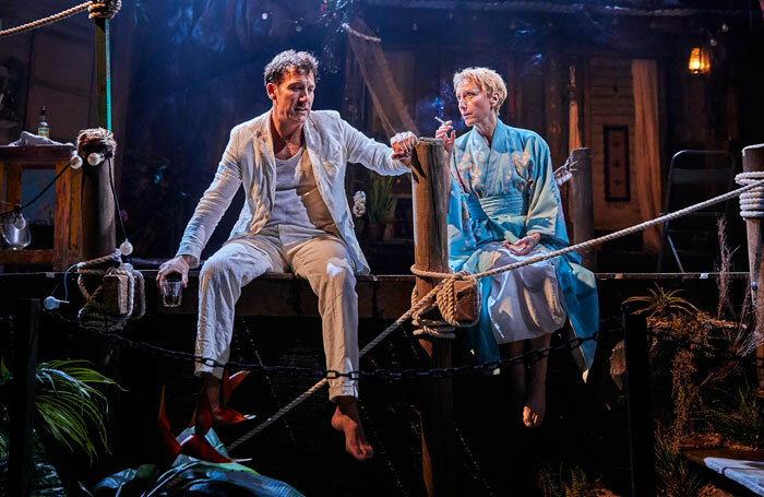 Clive  Owen and Lia Williams in The Night of the Iguana at Noel Coward Theatre. Photo: Brinkhoff Moegenburg