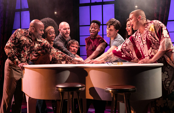 The cast of The View UpStairs. Photo: Darren Bell