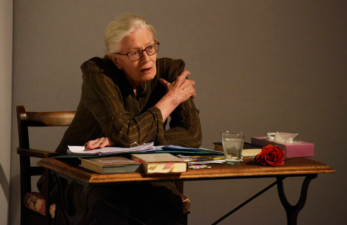 Vanessa Redgrave in Vienna 1934 – Munich 1938 at Ustinov Studio, Bath. Photo: Nobby Clark