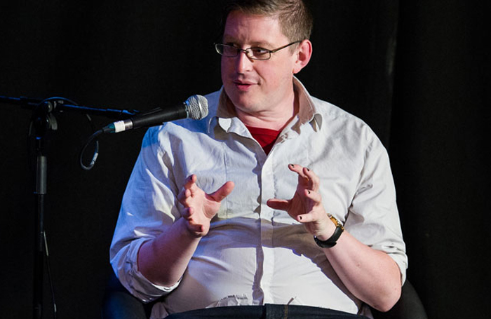 Chris Goode at The Pleasance Courtyard. Photo: Alex Brenner